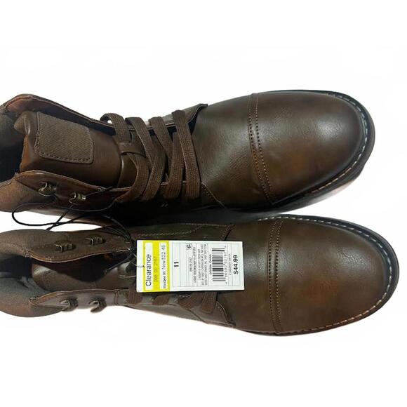 Brown Men's Boots Target Size 11 New with Tags - Picture 2 of 5